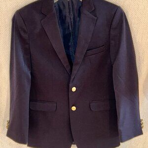 Izod Boys 16 Navy Blazer